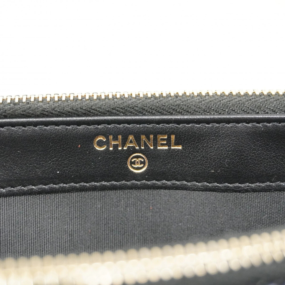 CHANEL Blue Deauville Wallet - Picture 5 of 7